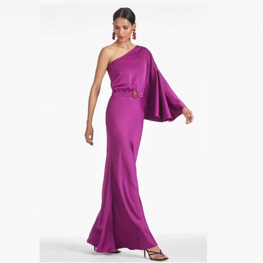 Sachin & Babi Cella Gown - Sparkling Grape Size 6 NEW with Tags $695 Sold out
